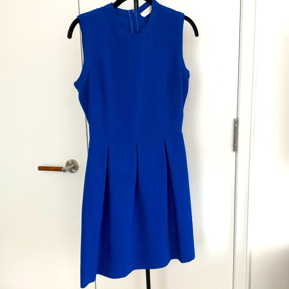 Sleeveless Blue Sandro Dress